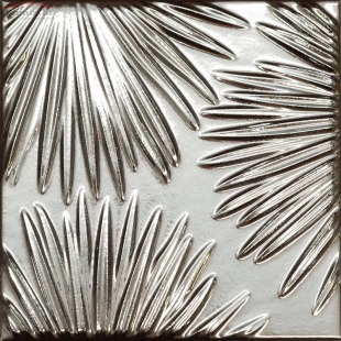 Плитка Kerama Marazzi Агдаль 4 металл глянец структура декор (15х15х0,9) арт. KMD2SFE003BN